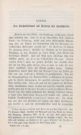497-514 Der Katholicismus als Princip des Fortschritts