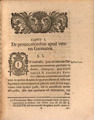 Diss. de provocationibus iuris Germanici
