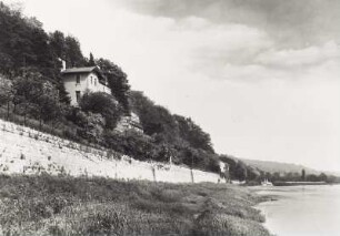 Diakonissenerholungsheim "Haus Böhme" : Loschwitzer Elbhang mit Diakonissenerholungsheim "Haus Böhme" (Nr. 26)