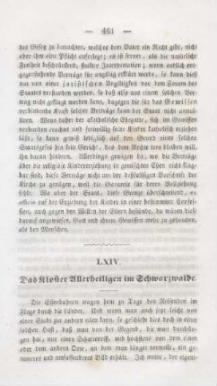 461-470 Das Kloster Allerheiligen im Schwarzwalde