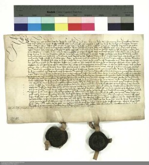 Johann [I. von Henneberg], Abt von Fulda, verschreibt dem Dechanten und Konvent Zinsen aus der Stadt Fulda