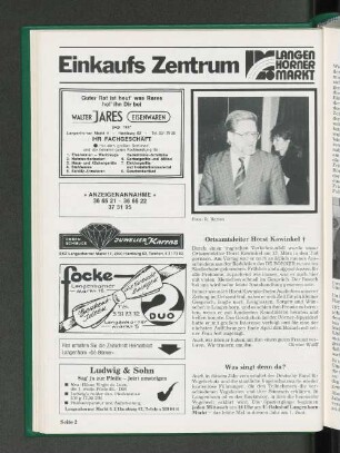 Was singt denn da?