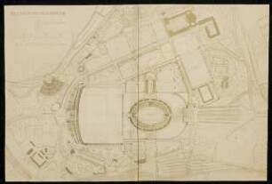 Reichssportfeld (Olympia-Stadion), Berlin: Lageplan 1:4250