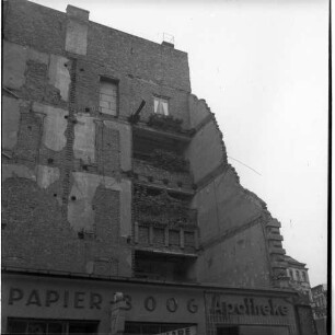 Negativ: Ruine, Hauptstraße 162, 1951