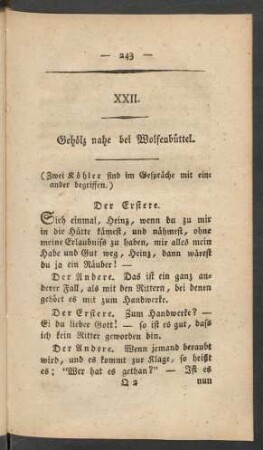 XXII. Gehölz nahe bei Wolfenbüttel