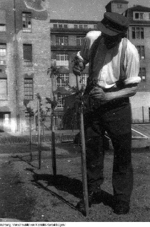 Dresden, Bühlau, Kurhaus. Gründungsparteitag der SED. Wilhelm Koenen, Mitglied des Zentralkomitees der Kommunistischen Partei Deutschlands (KPD), nach seiner Teilnahme an der Gründung der SED in Sachsen, 7. April 1946 & Dresden, Bühlau, Kurhaus. Gründungsparteitag der SED. Wilhelm Koenen, Mitglied des Zentralkomitees der Kommunistischen Partei Deutschlands (KPD), 7. April 1946 & Dresden, Bühlau. VKHS, 1946