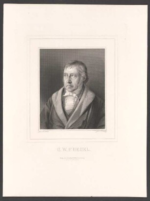 Porträt Georg Wilhelm Friedrich Hegel (1770-1831)