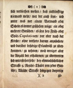 Demnach Ein Wohl-Edler, Hoch- und Wohlweiser Herr Stadt-Cammerer und Rath nicht sonder Mißfallen vernehmen müssen, was massen eine zeither verschiedene unter ihren Bürgern bey ihren Hochzeiten ... doch der Gutschen zu bedienen ... : [Decretum in Senatu den 26. Augusti, 1743]