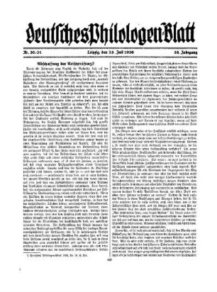 30/31: Heft 30/31