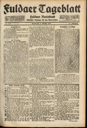 Ausgabe vom Donnerstag, den 06. Oktober 1921.