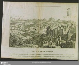 Vue de la Suisse Saxonne