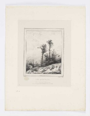 Les Ormeaux, Blatt 5 der Folge "Landschaften"