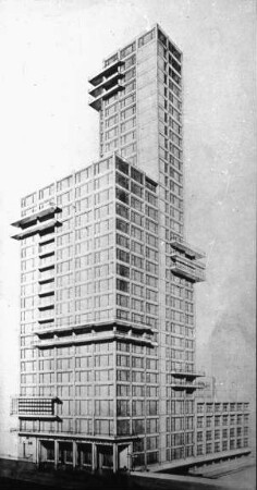 Chicago, Entwurf: Tribune Tower; Gropius, Walter; Meyer, Adolf