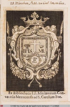 Wappen des Klosters St. Carl Boromäus in München