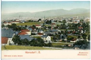 Warnsdorf. Blick über Warnsdorf