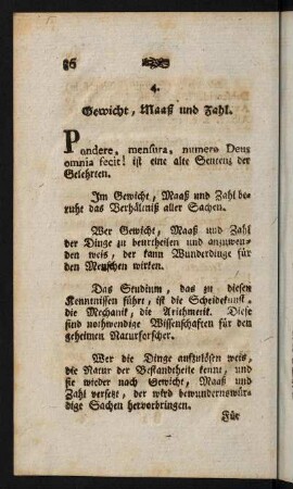 86-116, 4. Gewicht, Maaß und Zahl.