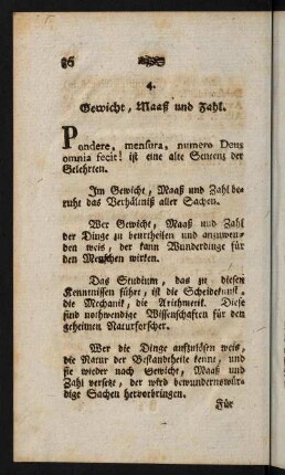 86-116, 4. Gewicht, Maaß und Zahl.