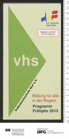 Programm 1. Semester 2013