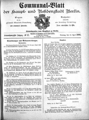 1886,17: No. 17, 25. April 1886