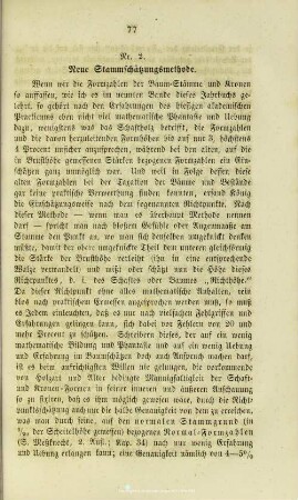 III.2. Neue Stammschätzungsmethode