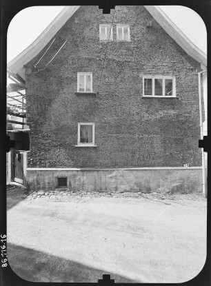 Schmalkalden, Pfaffengasse. Wohnhaus. Giebelfront