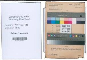 Entnazifizierung Hermann Ketzer , geb. 22.04.1904 (Elektromeister)
