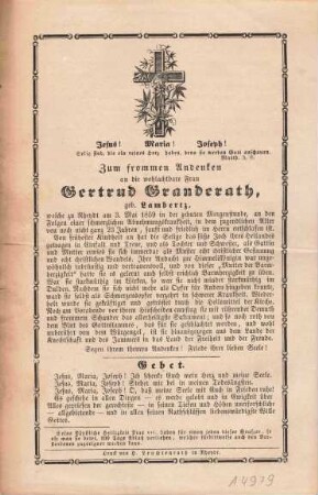 Granderath, Gertrud geb. Lambertz