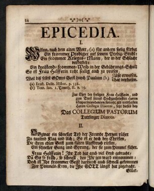 34-48, Epicedia.