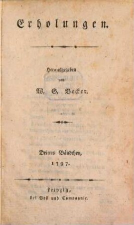 Erholungen. 1797, H. 3