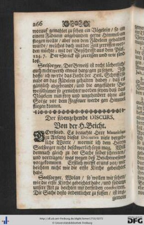 Der sibenzehende Discurs.