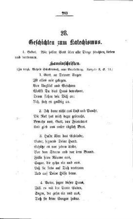 Geschichten zum Katechismus