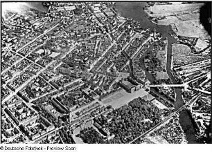 Potsdam. Luftbildaufnahme