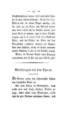 Miethwagen vor den Thoren