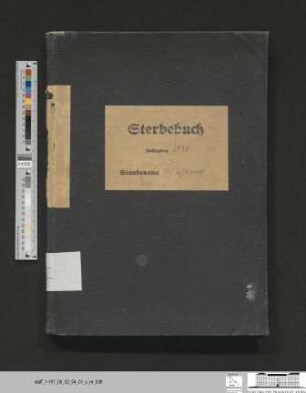 Sterberegister Kliestow 1938-1945