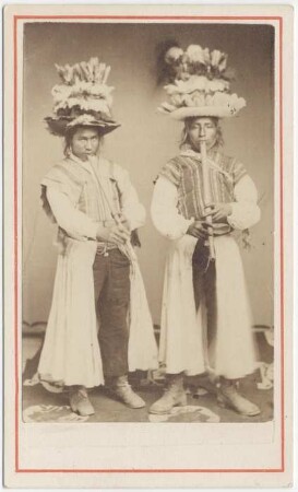 Indianische Musikanten in La Paz