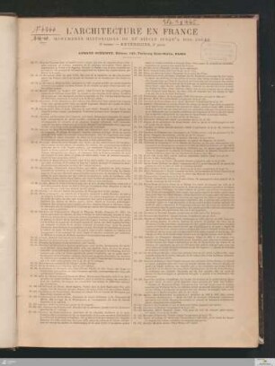 3. Volume: [L'architecture française] Band 3. Volume : monuments historiques du XIe siècle jusqu'à nos jours