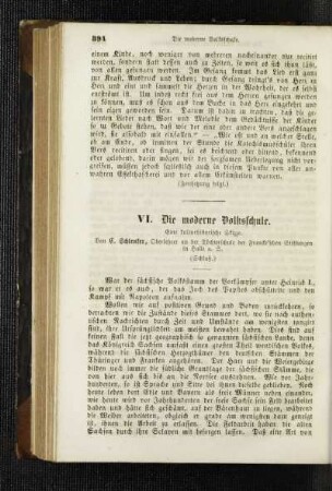 ¬Die¬ moderne Volksschule : eine kulturhistorische Skizze ; (Schluß)