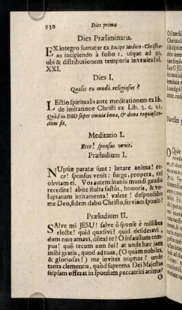330-337, Meditatio I