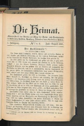 Der Sachsenwald.*)