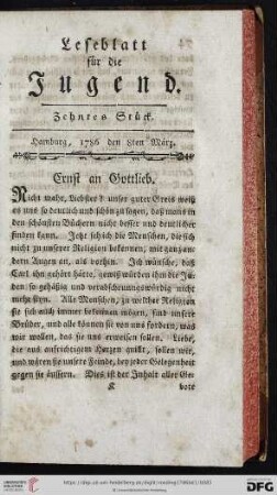 Zehntes Stück