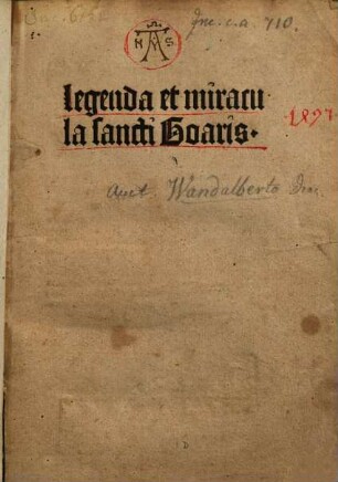 Legenda et miracula sancti Goaris
