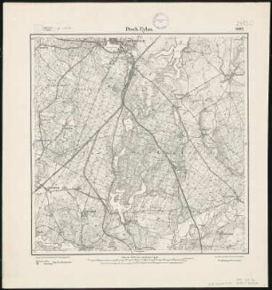 Meßtischblatt 1087 : Dtsch. Eylau, 1912 : Dtsch. Eylau. - Aufn. 1910. - 1:25000. - [Berlin]: Reichsamt für Landesaufnahme, 1912. - 1 Kt.