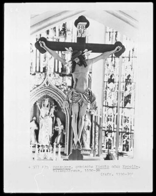 Konstanz, Triumphkreuz in einer gotischen Kirche oder Kapelle