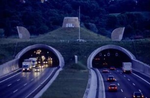 Engelberg-Basistunnel bei Leonberg