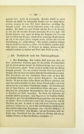 68. Deutschland nach den Befreiungskriegen