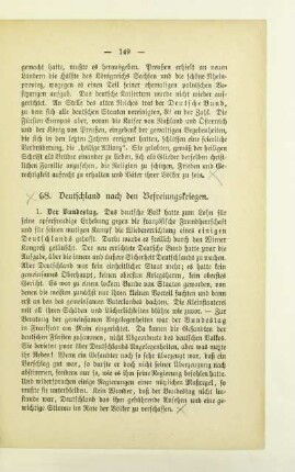 68. Deutschland nach den Befreiungskriegen