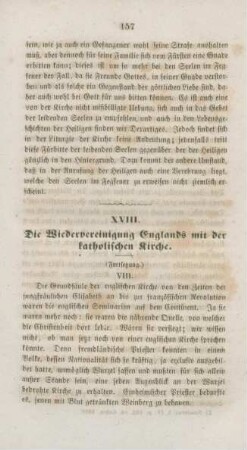157-167 Die Wiedervereinigung Englands mit der katholischen Kirche : Fortsetzung