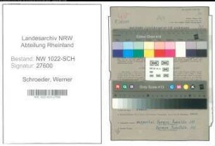 Entnazifizierung Werner Schroeder , geb. 23.03.1908 (Arbeiter)