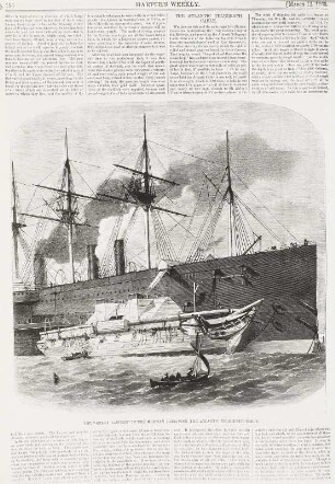 Bericht über Vorbereitung zur Verlegung des Transatlantikkabels, Great Eastern