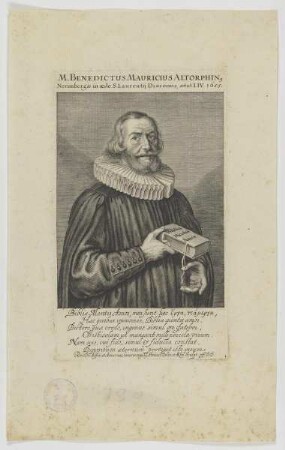 Bildnis des Benedictus Mauricius